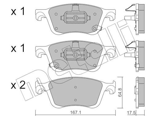 Bremsbelagsatz BremsklöTze FüR Renault Austral Nissan X-Trail IV T33-image