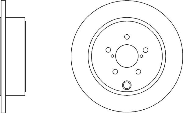 2x Par de discos de freno sólidos para SUBARU LEGACY BR 2.0D trasero 09 a 14 286 mm juego nuevo Foto 2 de 4