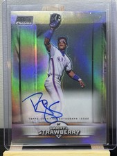 2025 Topps Stadium Club Darryl Strawberry #SCCA-DS Chrome Auto Mets
