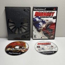 Ps2 BURNOUT BUNDLE (Revenge, Dominator) Tested Working, No Manual
