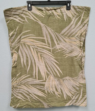EUC Tommy Bahama Standard Pillow Shams Beach Palm Tropical Leaves Set Of 2