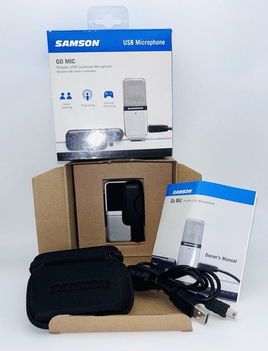 Samson Go Mic Portable USB Condenser Microphone With Software New Open Box - Bild 16 von 16