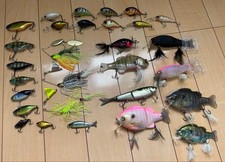 JACKALL Fishing Lure Bulk Lot - 30 Baits, Used, Assorted Brands, Hard Baits