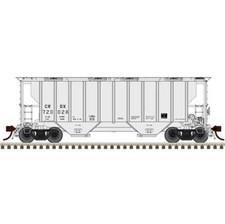 Atlas HO Scale Portec 3000 2-Bay Covered Hopper Chicago Leasing CRDX 720001