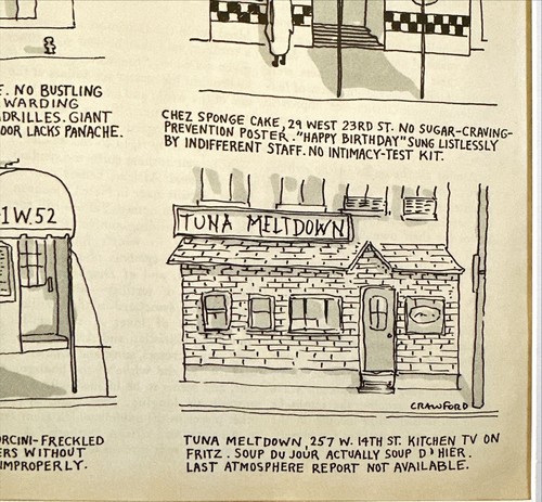 Framed 1989 Vintage Magazine Cartoon Clipping Food Inspection Michael Crawford - Picture 7 of 8
