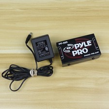 PylePro PP-999 Ultra Low Noise Phono Turntable Preamp RCA Outputs 12V Adapter