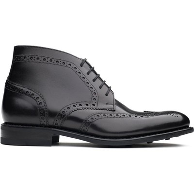 Loake Mens Swallowdale Ankle Boots Black