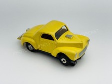 Aurora Thunderjet Tjet WILLYS GASSER - Yellow HO Slot Car 1401
