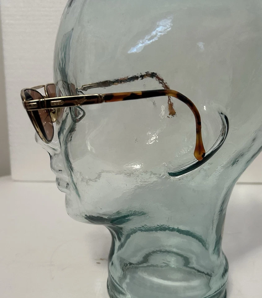 Винтажные солнцезащитные очки Persol сделано в Италии - коричневые линзы - черепаховая оправа - Изображение 3 из 4