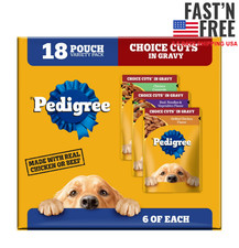 Pedigree Choice Cuts In Gravy Wet Dog Food Chicken Casserole, 3.5 oz 18 Count