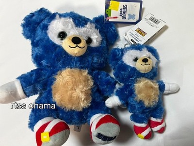 SEGA LABBIES Sonic the Hedgehog Bear Plush Large & Small Set of 2