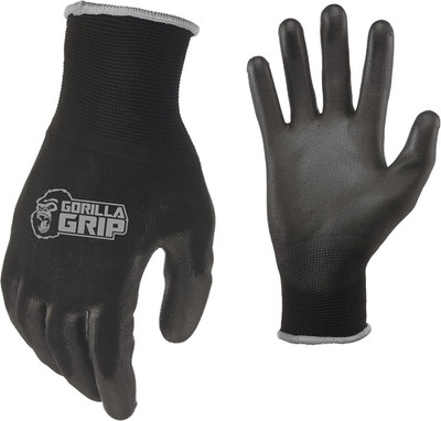 Gorilla Grip Work Gloves, Never Slip Maximum Grip All-Purpose, Gloves for Men