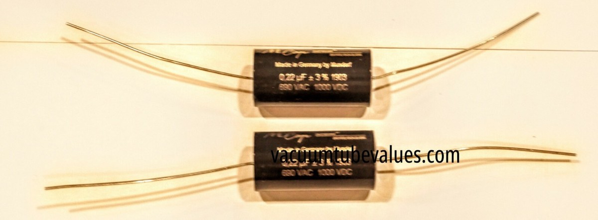 【希少】 current inc CSP250 5 New Supertech 4.7 uf 600v Axial Capacitors Guitar Tube Amp