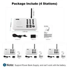 Wuloo 10Channel Call ALL FM Wireless Intercom System for Home Room 1Mile Talking