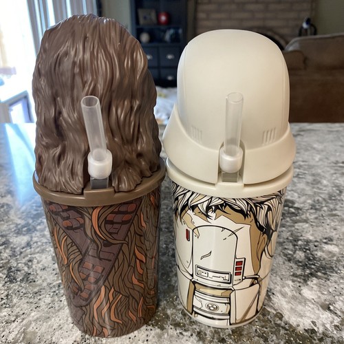 Denny's Star Wars Chewbacca & Range Trooper Head Cups. 20oz - Picture 2 of 7