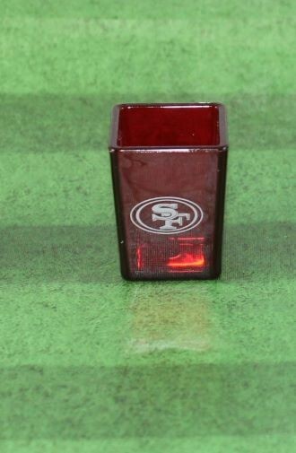 San Francisco 49ers Mini NFL Football Gumball Logo Cup with Free Shipping