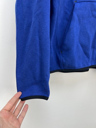 Chelsea FC Nike Tech Fleece Blue Full Zip Hoodie Mens Size M - Picture 4 of 9