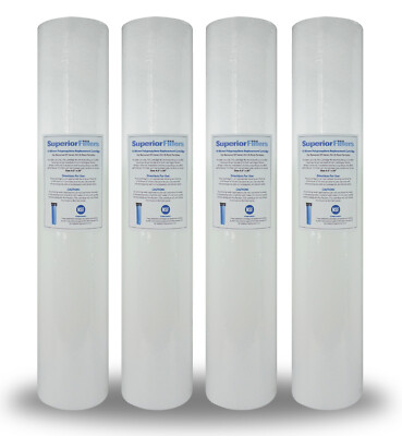 5 Micron Sediment Filter - 20 x 4.5 Whole House Water Filter Replacement 4 PAC