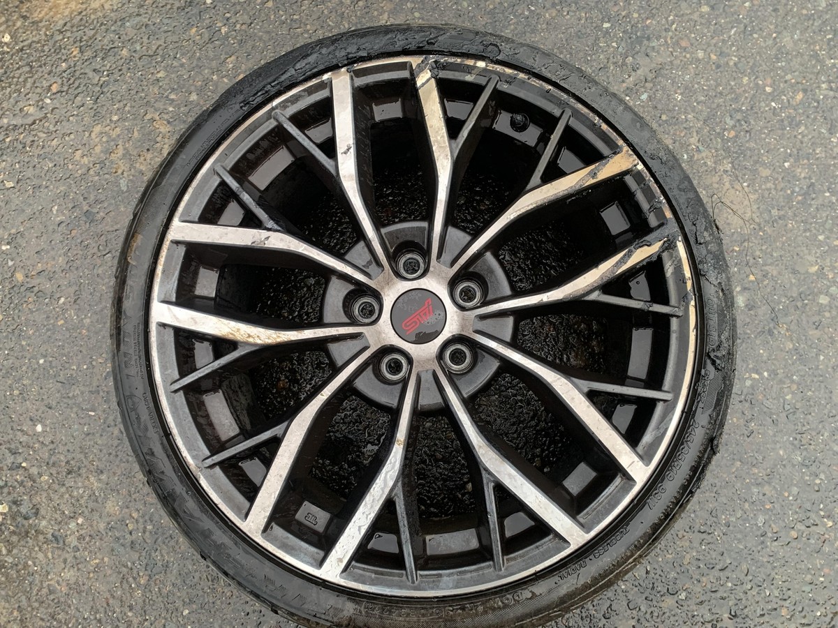 18 19 20 21 SUBARU WRX STI Wheel BURN- CURB RASH- 19x8-1/2 | eBay