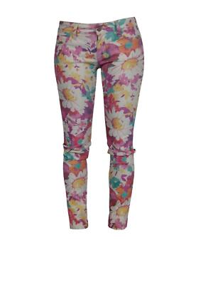 J02561 Damen Hose Jeans mavi SERENA low rise super skinny W32 L34 Flowerpower