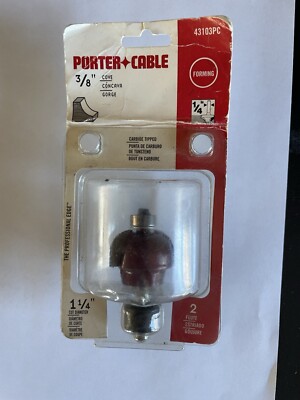43103PC Porter Cable 3/8  Carbide Tipped Cove Bit