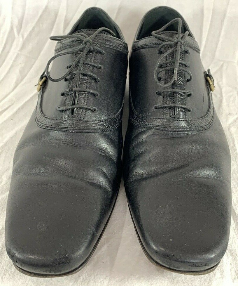 LOUIS VUITTON Black Leather Men display picture 1