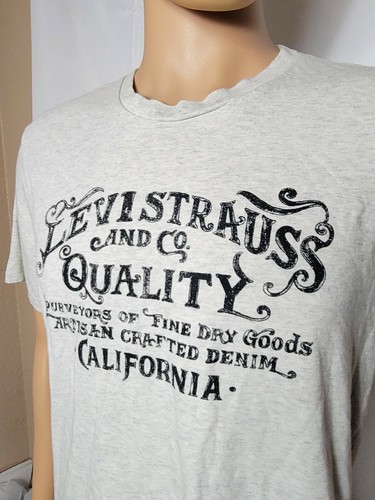 Levi Strauss Spellout Youth Large Tee Shirt Quality California Single Stitch VTG - Picture 5 of 8