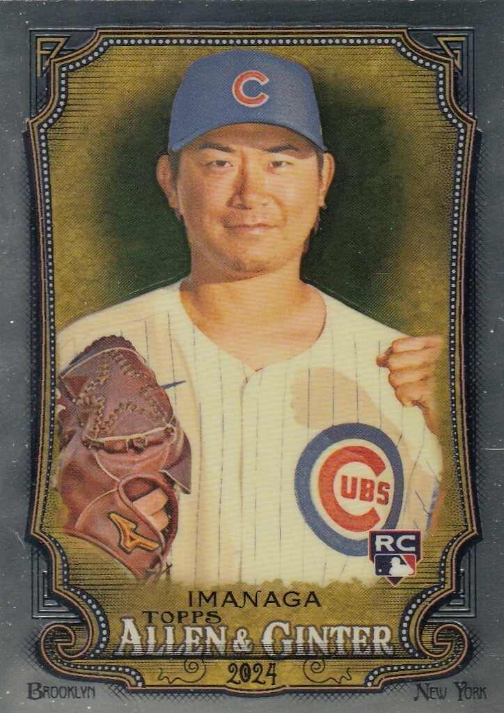 SHOTA IMANAGA TOPPS ALLEN & GINTER CHROME RC CUBS 181 2024 24