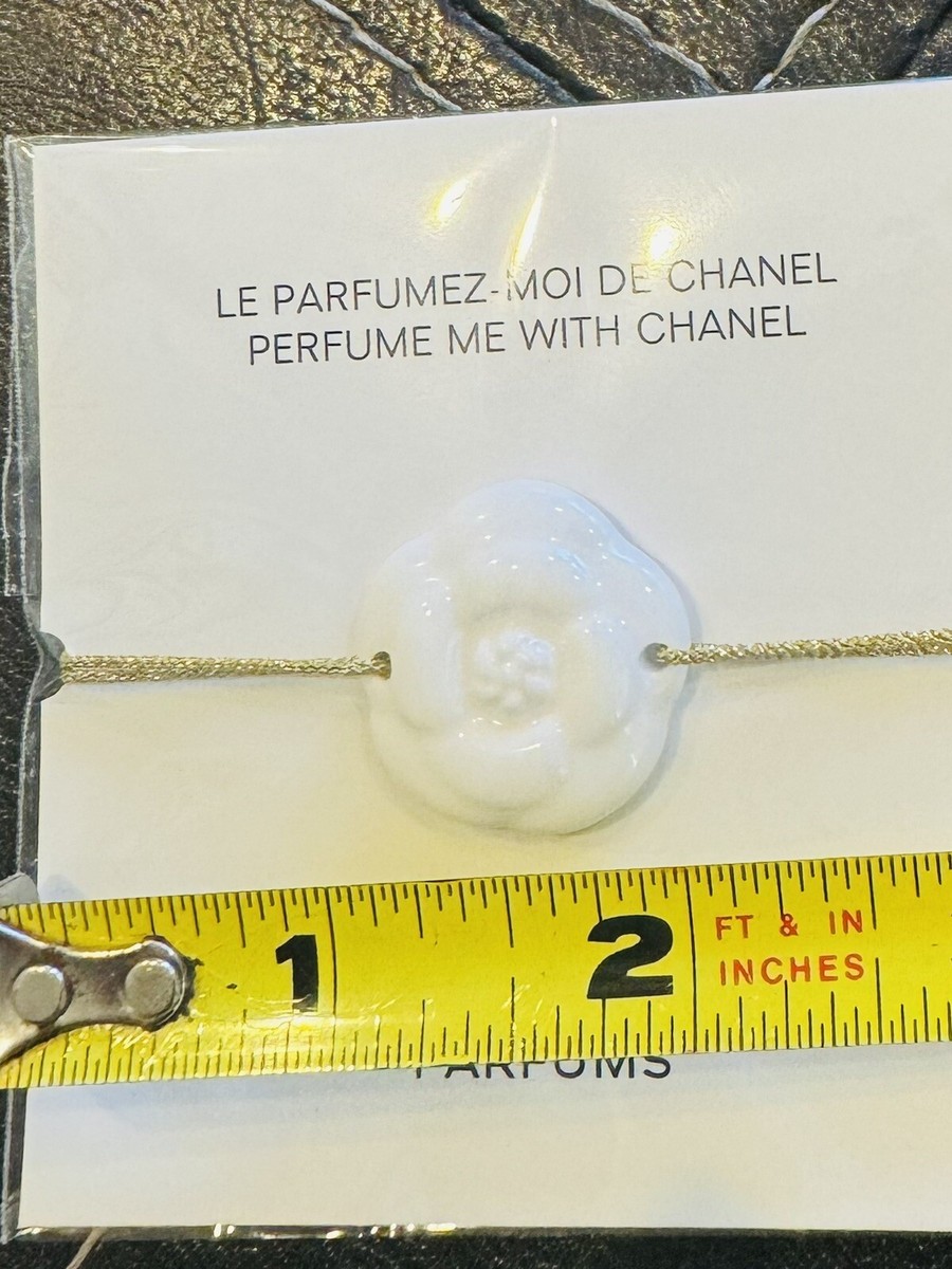 CHANEL Perfume Me VIP-Gift Ceramic White Camellia Adjustable