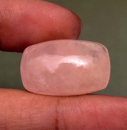 Pietra Preziosa Cabochon Morganite Sciolta Naturale 24,55 Ct Forma Cuscino Pietra Preziosa Sciolta - Foto 2 di 5