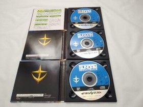 Mobile Suit Gundam Side Story 1 2 3 Gaiden 3set SEGA Saturn Japan import NTSC-J