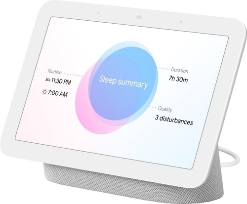Nest Hub 7"" Smart Display mit Google Assistant (2. Gen) - Kreide - Bild 7 von 10