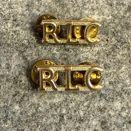 RLC Shoulder Titles Royal Logistic Corps Gilt Metal British Army ...