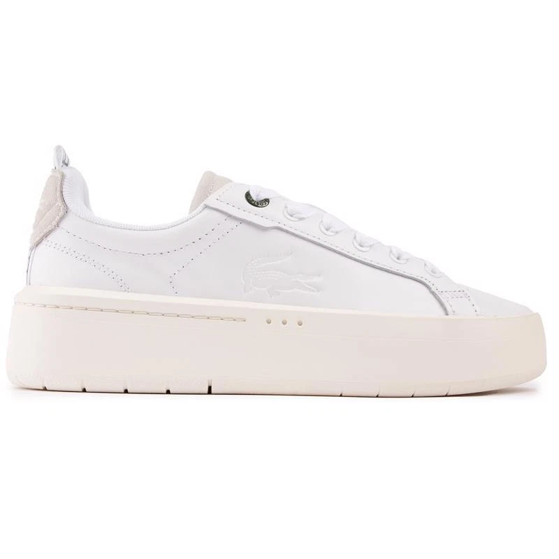 Shop LACOSTE 2023 SS Platform Casual Style Leather Logo Platform & Wedge  Sneakers by H1M1 | BUYMA