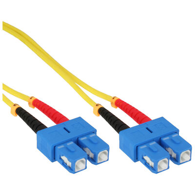 InLine  LWL Duplex Kabel, SC/SC, 9/125µm, OS2, 20m