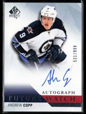 2015-16 SP Authentic #281 Andrew Copp RC 531/999