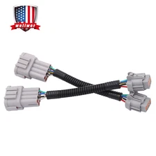 Wiring 8-pin to Headlight 6-pin Conversion Adapters Fit for  03+ Nissan 350z HID