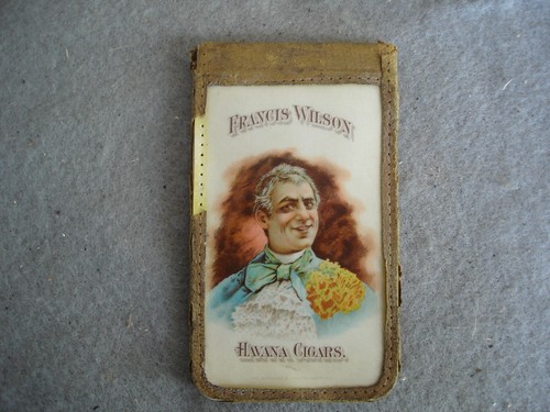 Fancis Wilson   cigarette or cigar  Paper/ business holder 1900,s Havana Cigars