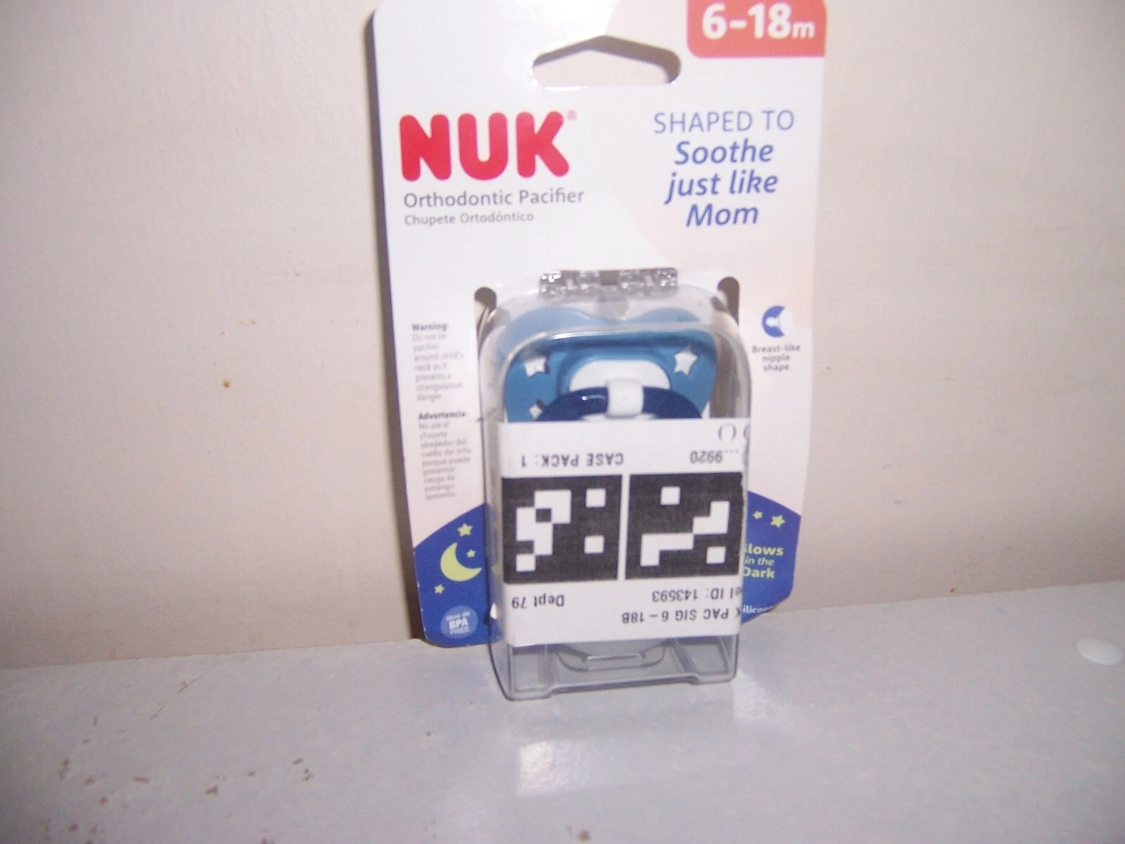 Nuk most like mom pacifier New 6-18 months New