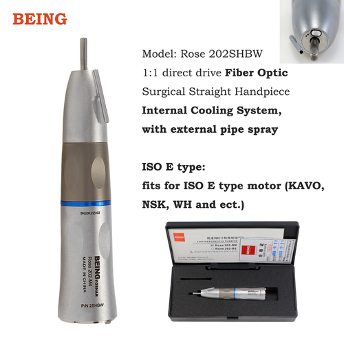BEING Dental Chirurgisches Gerades Handstück Nasenkegel 1:1 LED Slow Speed NSK KAVO - Bild 66 von 77