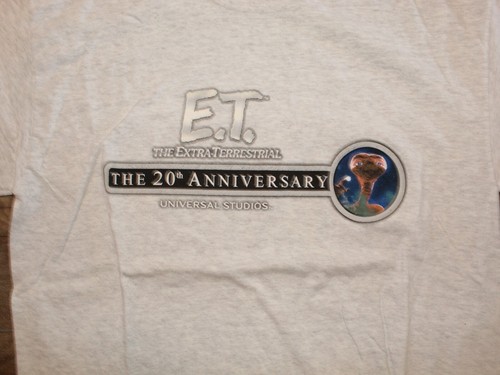 E.T. The Extra Terrestrial 20th Anniversary Universal Studios T-Shirt L Movie - 第 3/6 張圖片