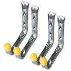 4x JUMBO LADDER HOOKS Heavy Duty Tool Equipment Garage Wall Mounted Hang Storage
