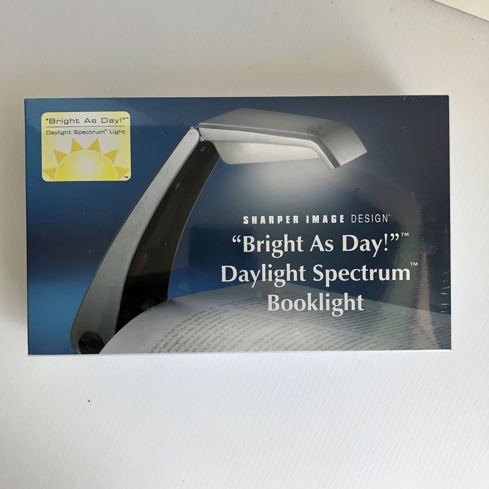 Sharper Image Design “Bright As Day” Daylight Spectrum BookLight Sealed Foto 2 de 4