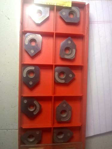 (10 NEW INSERTS) SANDVICK INSERTS R245-1273E-W H13A K25 M20 0N0543982 - Picture 1 of 8