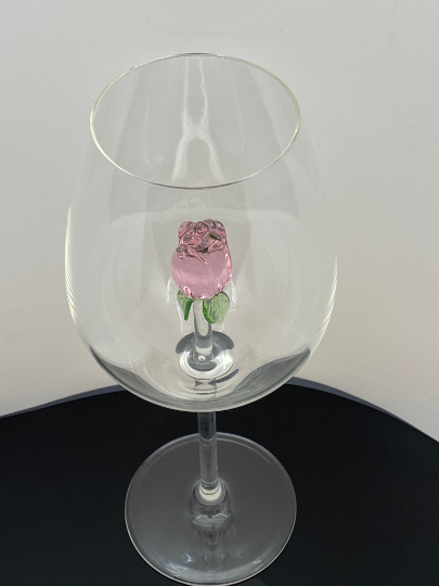 The Rose Wine Glass Crystal Lead-Free SHIPS TODAY
