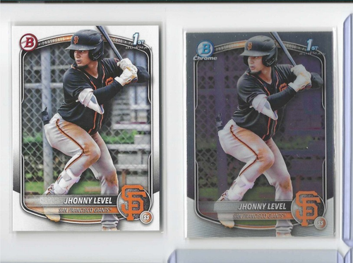 2025 Bowman Chrome Jhonny Level 1st Bowman Giants, Base - Picture 1 of 2