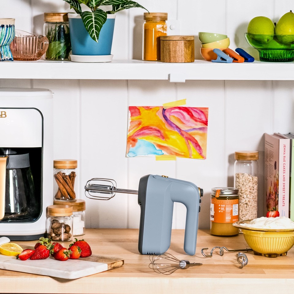 Speed Electric Hand Mixer, Cornflower Blue by Drew Barrymore eBay