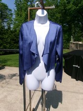 NWT ADRIANNA PAPELL FRENCH BLUE EVENING JACKET 14