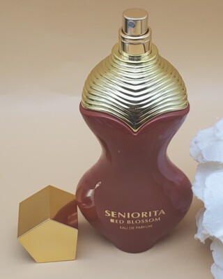 RVL Seniorita Red Blossom For Women Eau De Parfum Spray 3.4 fl New 