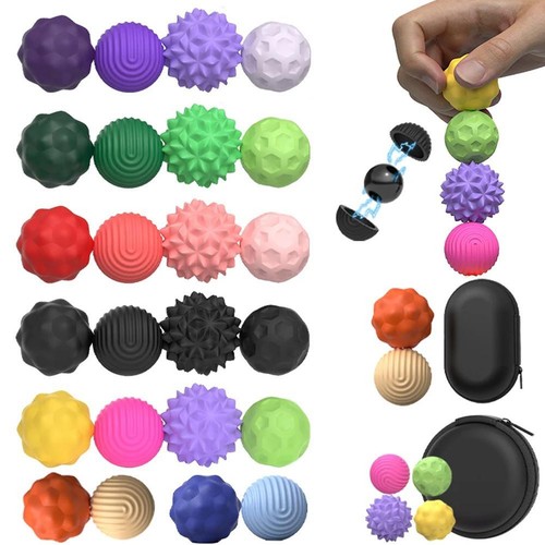 4/8x Silikonowa zabawka magnetyczna Sensoryczne zabawki fidget Relief w stresie Lęk Autyzm